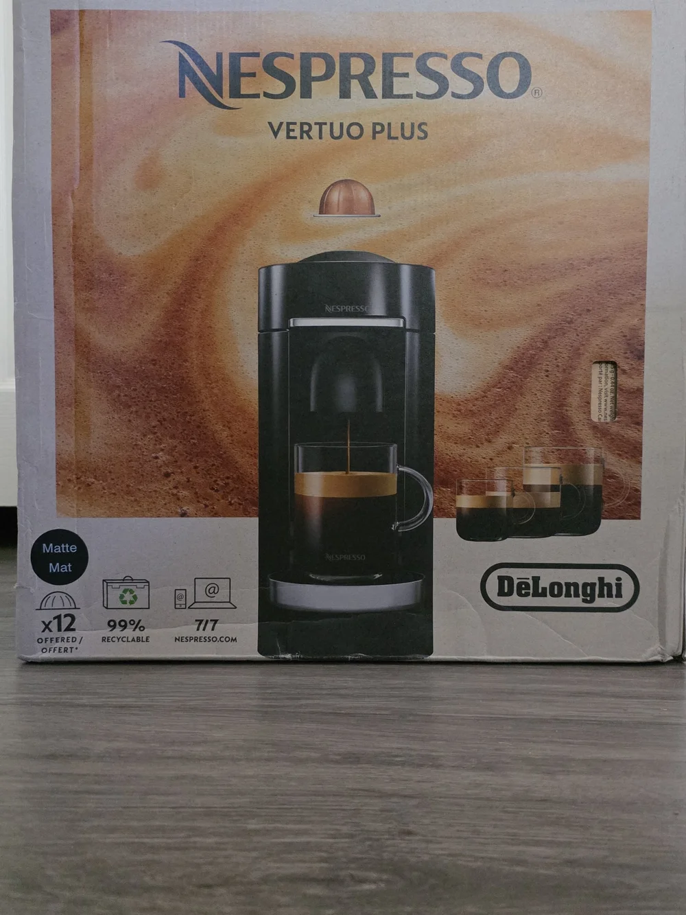Nespresso Vertuo Plus by DeLonghi - Black